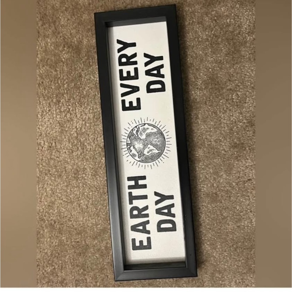Earth day sign!